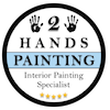 2 Hands Painting Logo